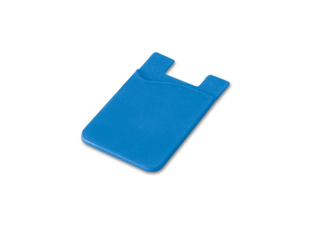 Визитница для смартфона «SHELLEY», голубой, силикон