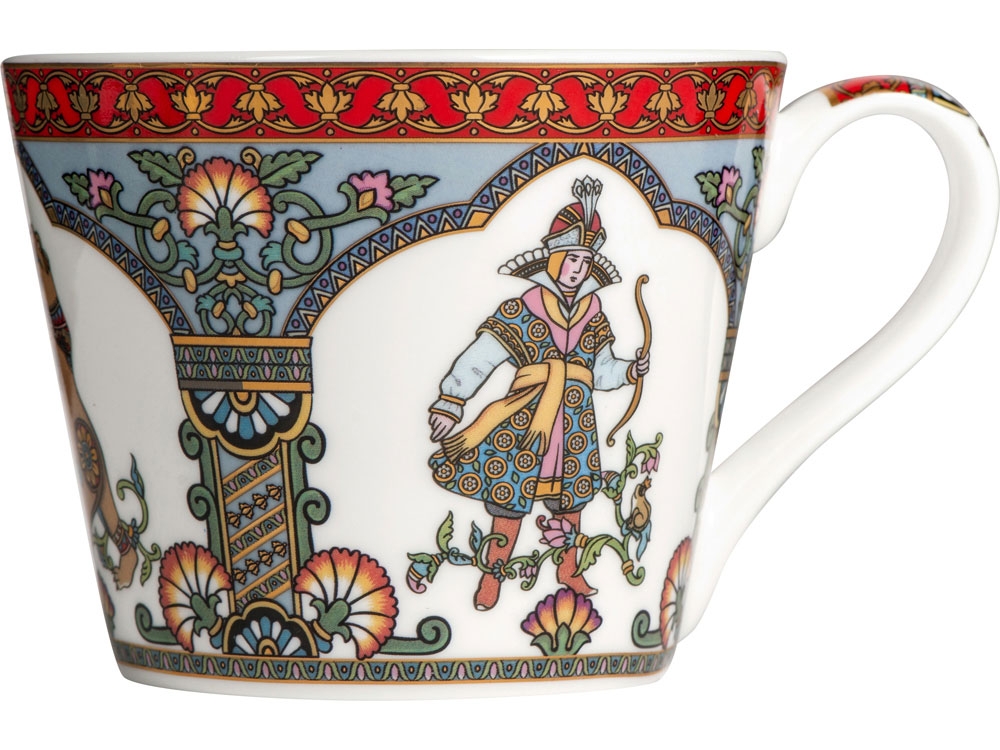 Чайная пара «Русские сказки», разноцветный, фарфор