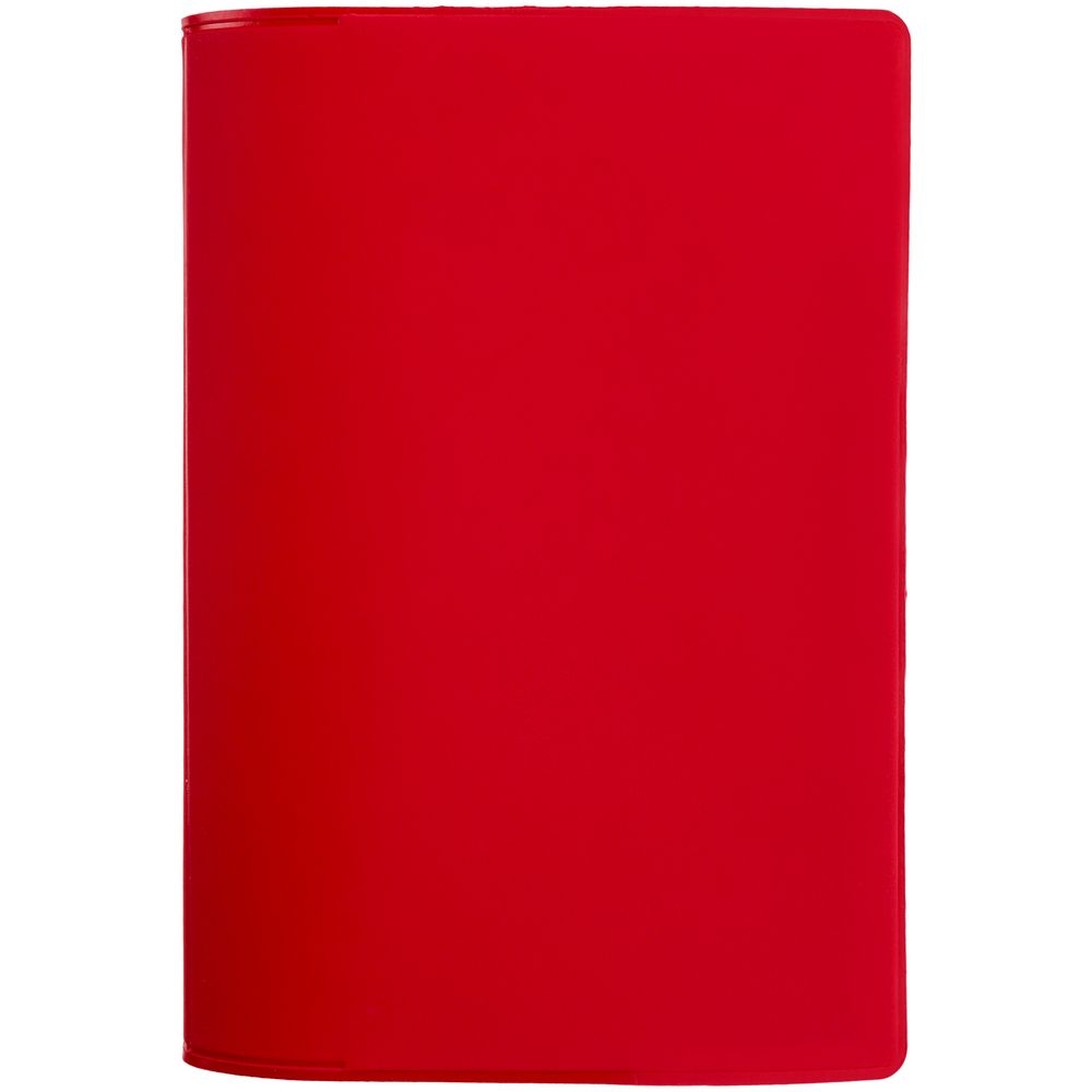Обложка для паспорта Dorset, красная, красный, искусственная кожа; покрытие софт-тач