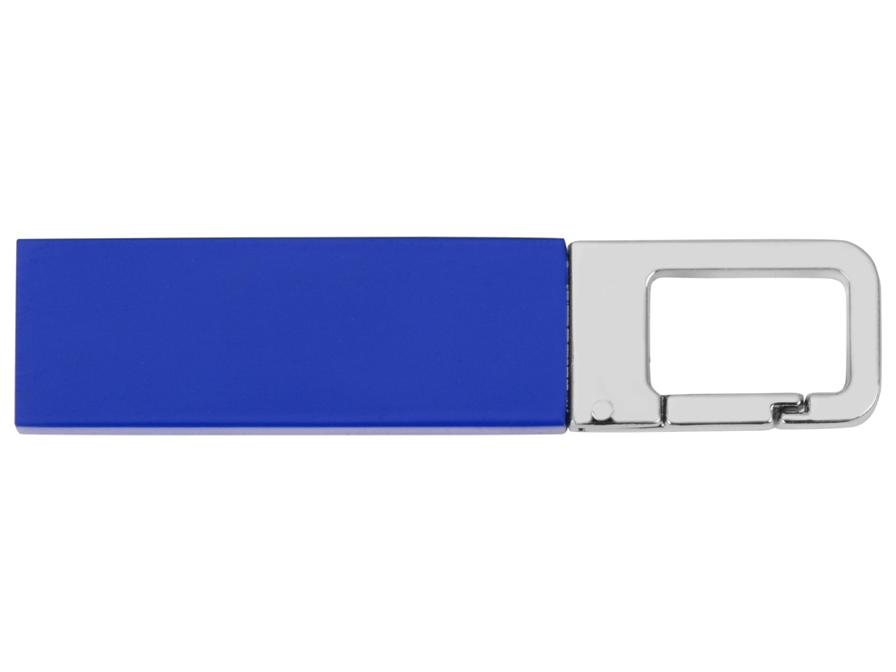 USB-флешка на 16 Гб «Hook» с карабином, серебристый, металл