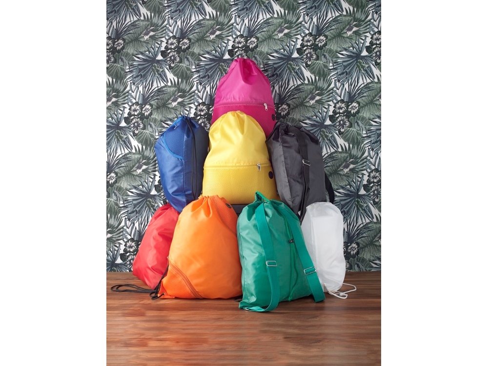 Рюкзак «Oriole» с цветными углами, желтый, полиэстер