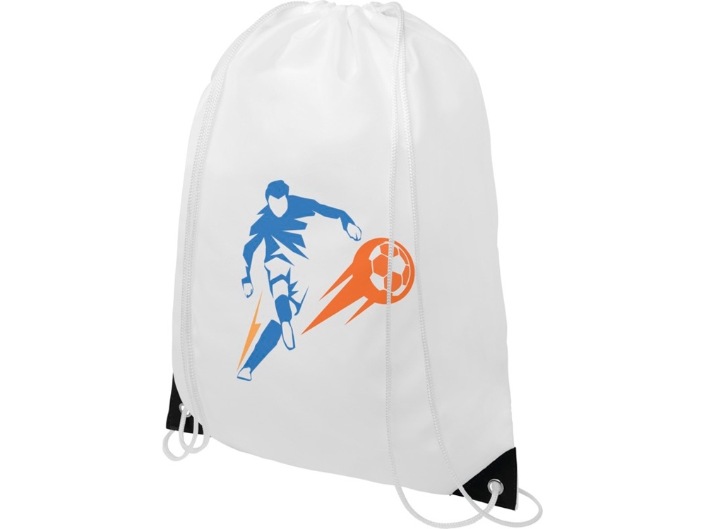 Рюкзак «Oriole» с цветными углами, черный, полиэстер