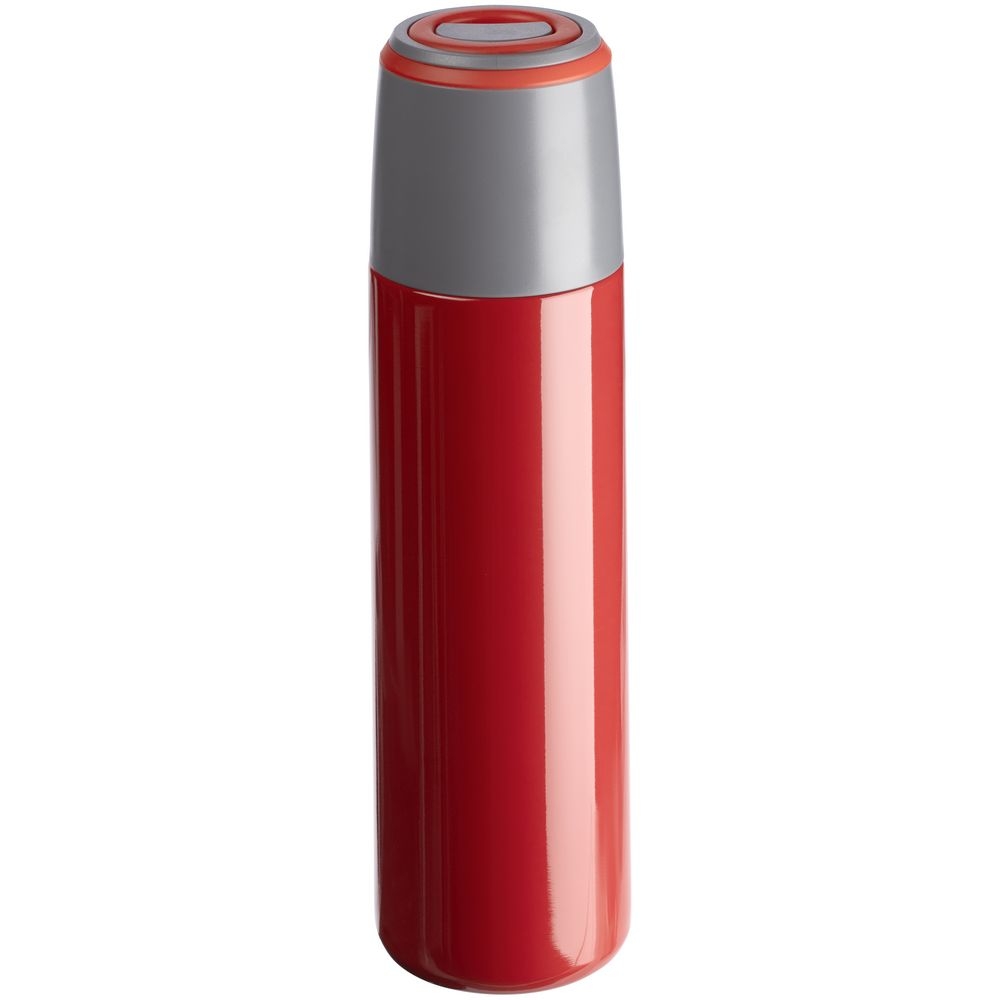 Термос Heater, красный, красный, корпус - нержавеющая сталь; крышка - пластик