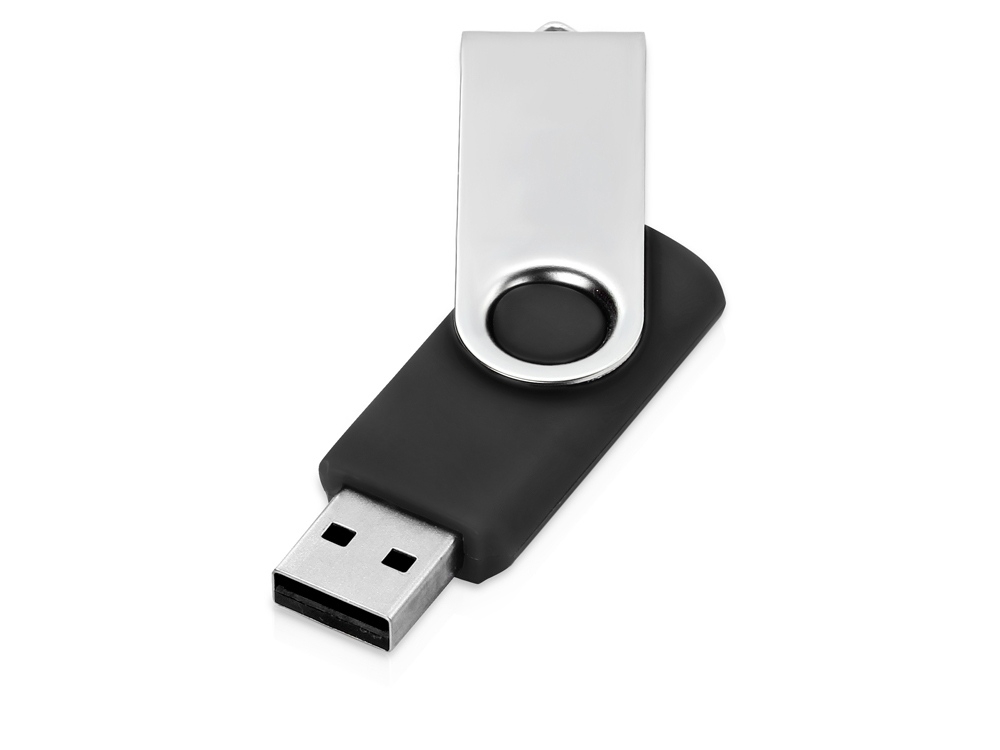 USB-флешка на 16 Гб «Квебек», черный, soft touch