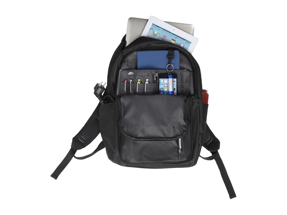 Рюкзак «Vault» для ноутбука 15,6" с защитой от RFID считывания, черный, полиэстер, поливинилхлорид
