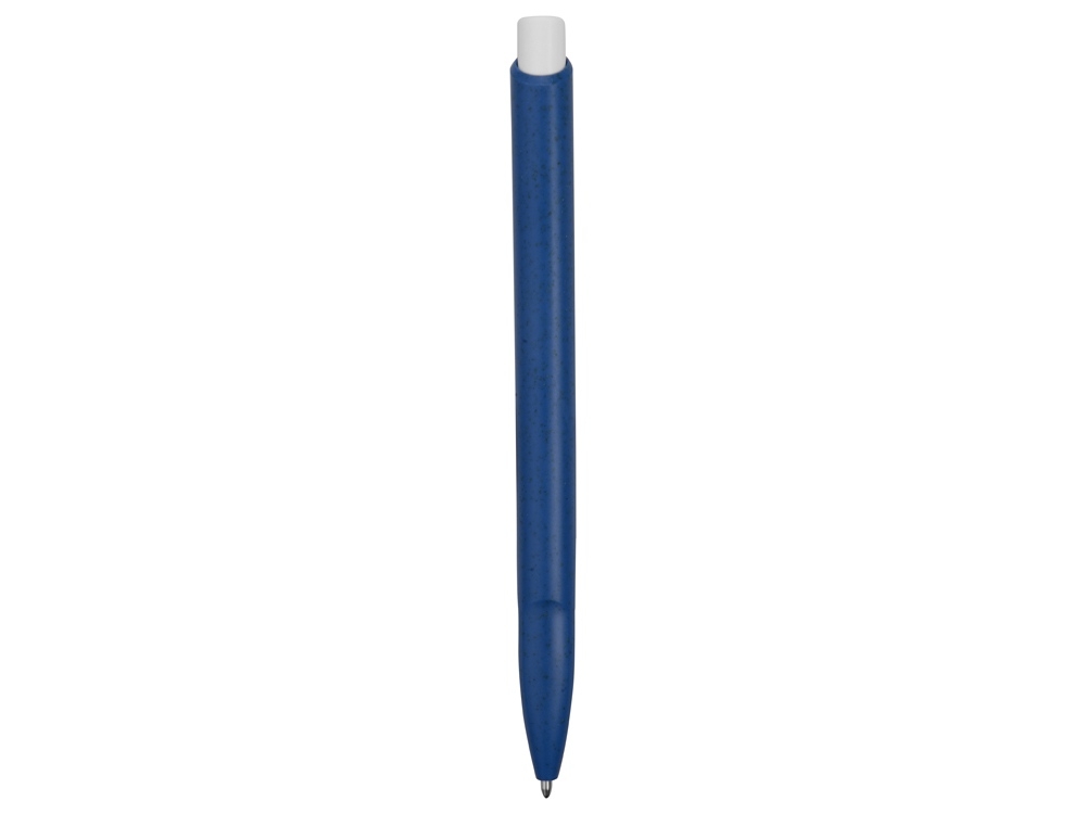 Ручка шариковая «ECO W» из пшеничной соломы, синий, пластик, растительные волокна
