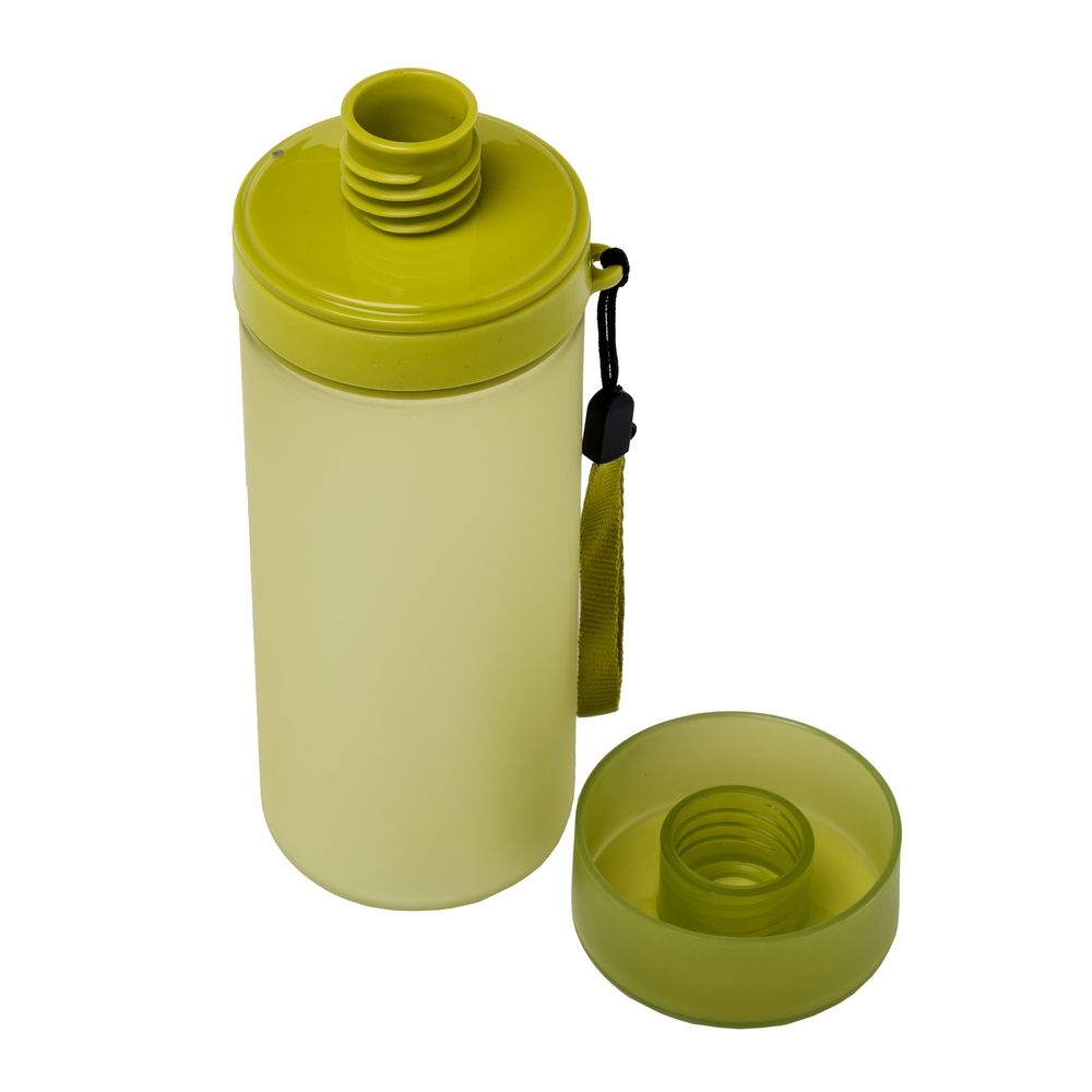 Бутылка для воды Simple, зеленая, зеленый, пластик