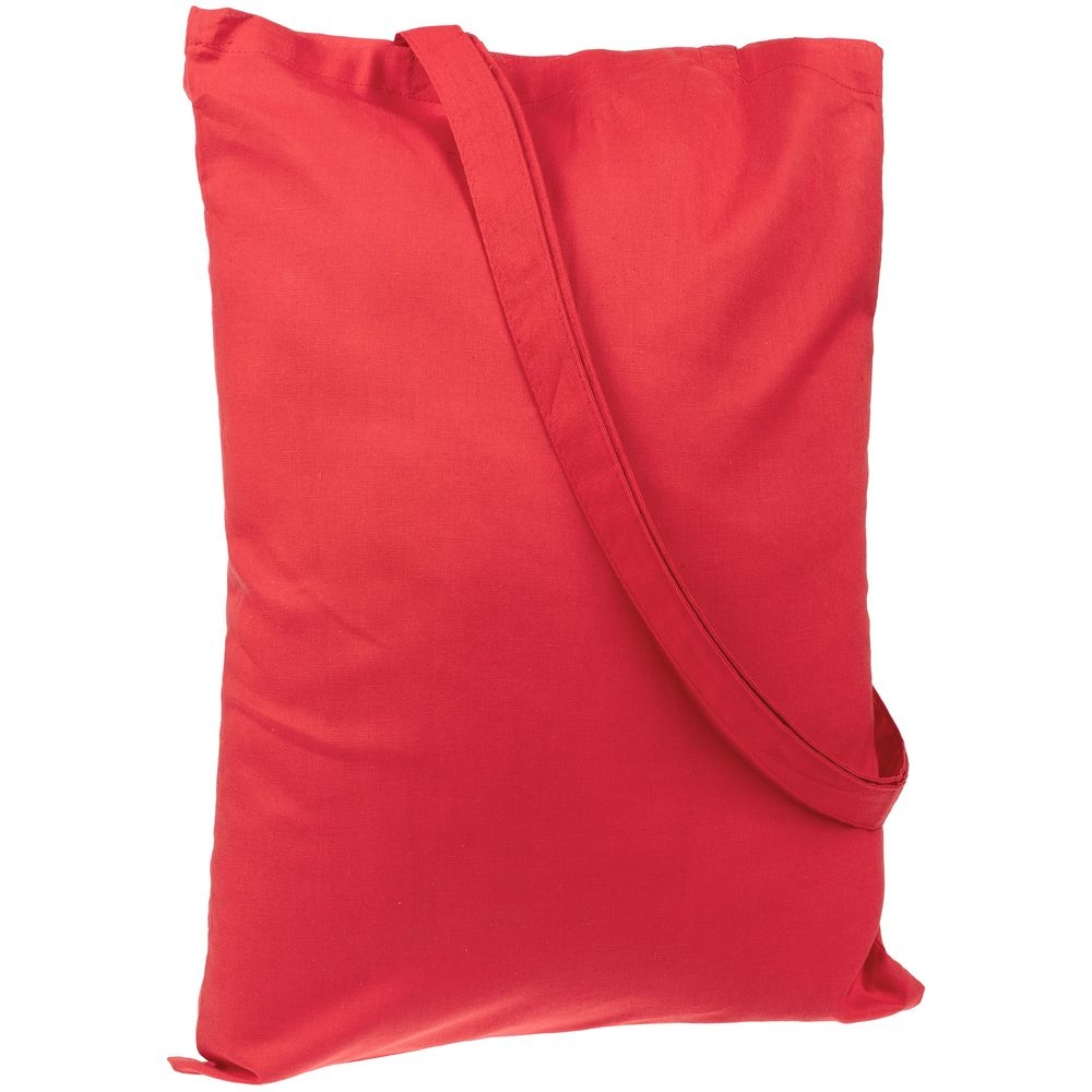 Холщовая сумка Basic 105, красная, красный, хлопок