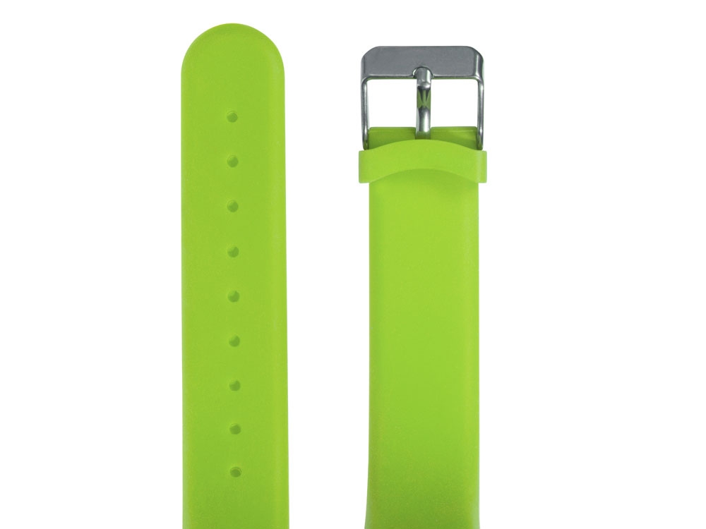 Часы с шагомером «Ridley», зеленый, силикон