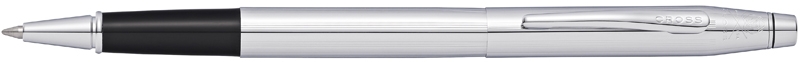 Ручка-роллер Selectip Cross Classic Century Pure Chrome, серебристый, латунь, нержавеющая сталь