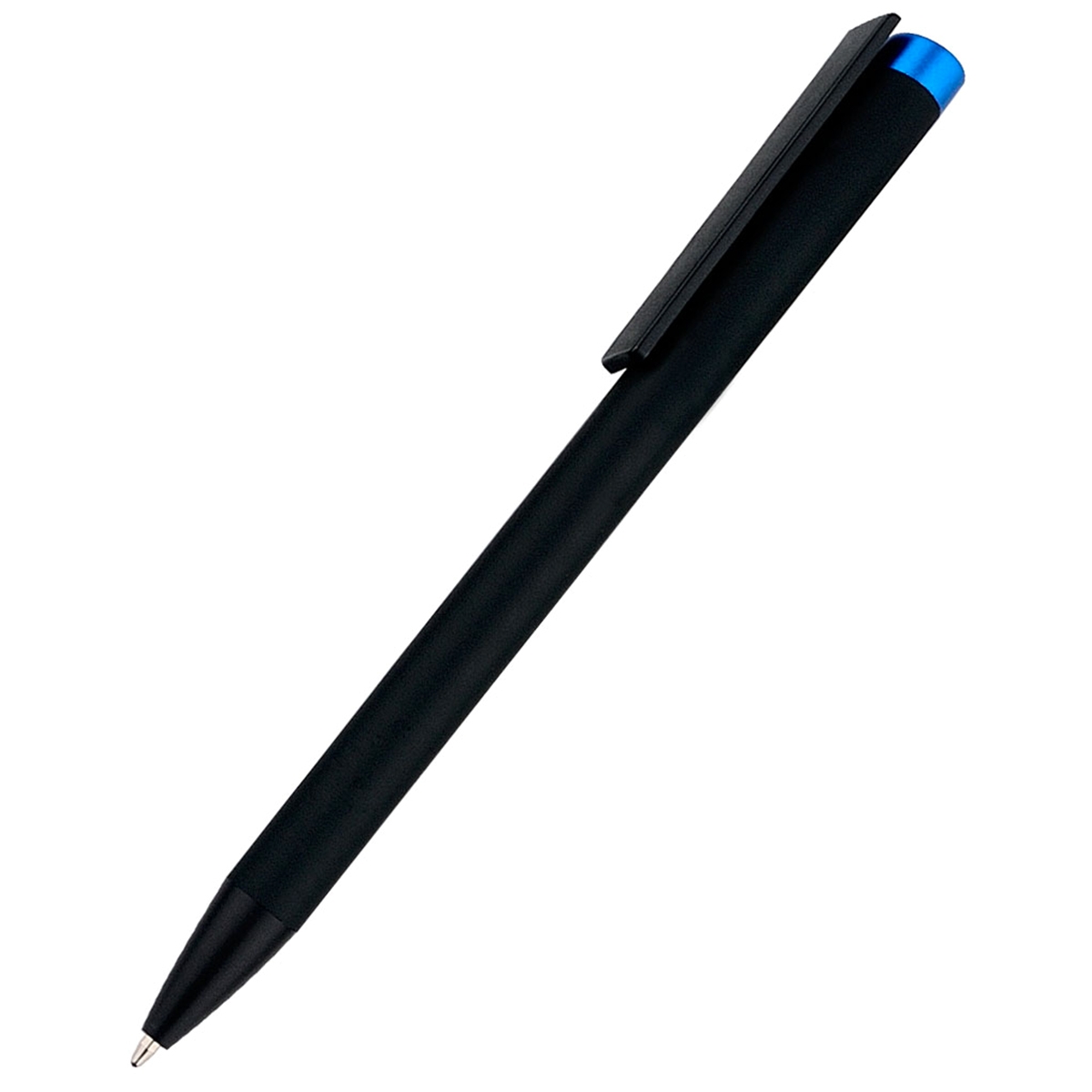 Ручка металлическая Slice Soft софт-тач, синяя, синий