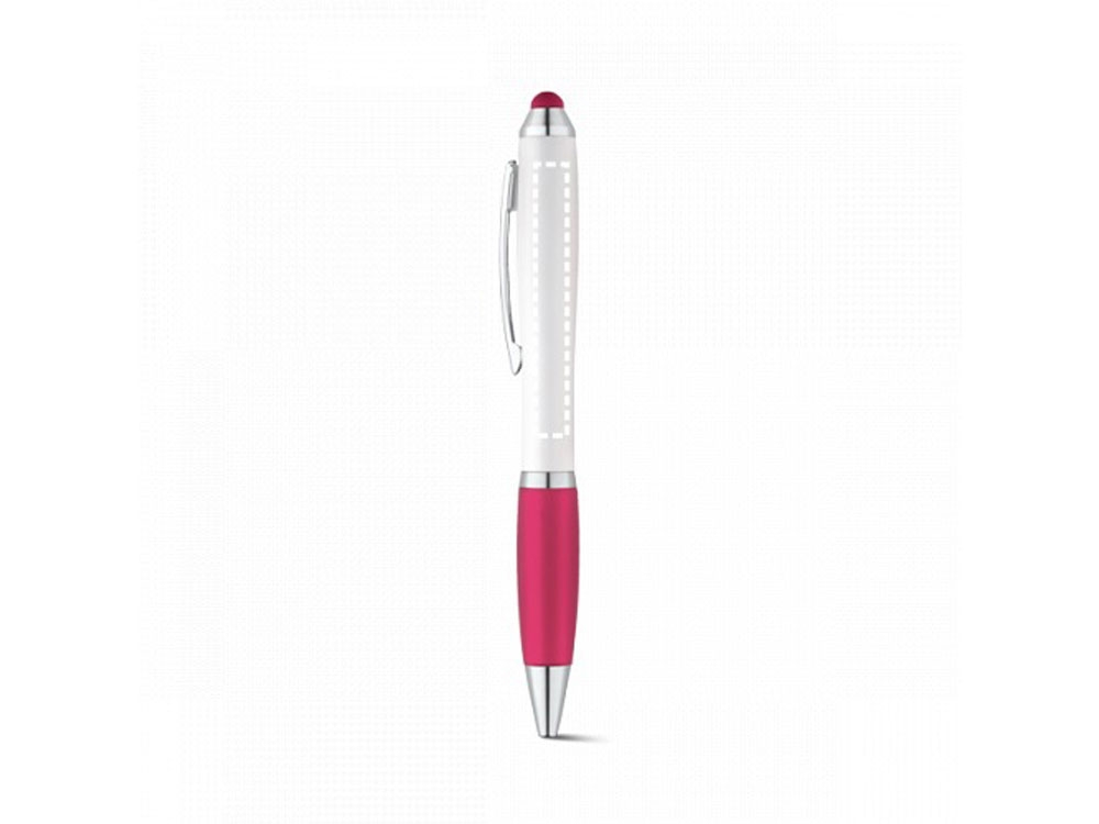 Шариковая ручка с зажимом из металла «SANS», фиолетовый, пластик
