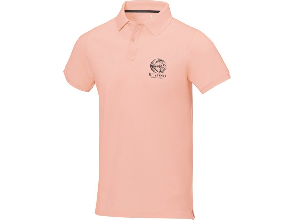 Рубашка поло "Calgary" мужская, розовый, хлопок