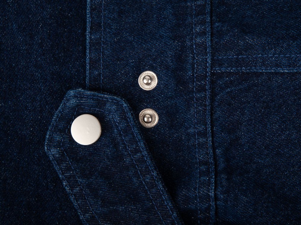 Куртка джинсовая O1, темно-синяя, синий