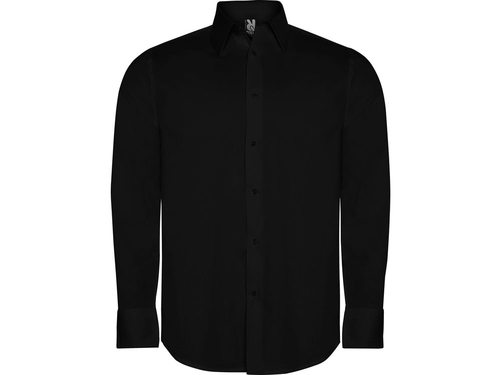 Рубашка «Moscu» мужская с длинным рукавом, черный, хлопок