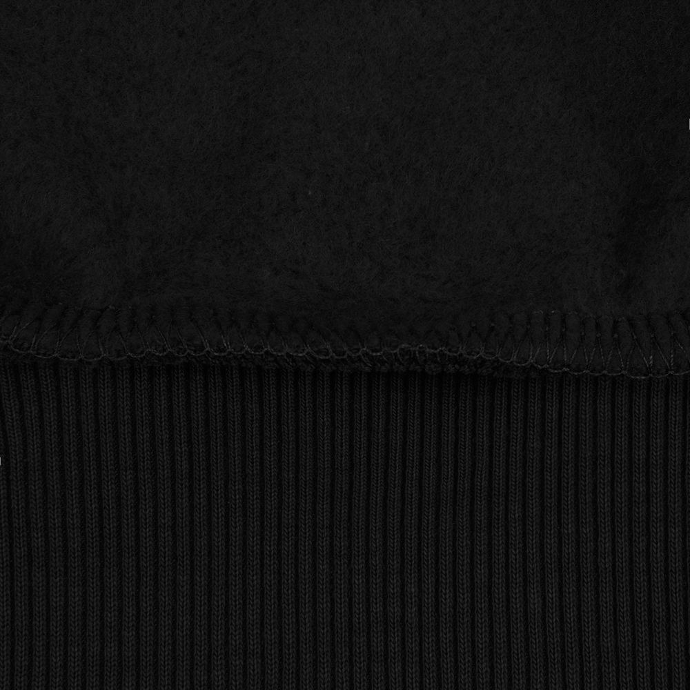 Толстовка на молнии с капюшоном Siverga Heavy 2.0, черная, черный, хлопок