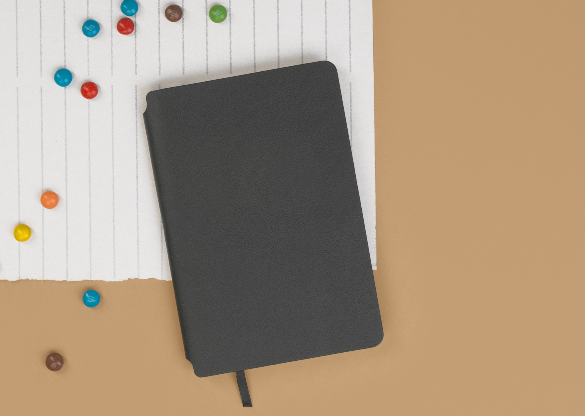 Ежедневник недатированный "Альба", формат А5, гибкая обложка, черный, кожзам