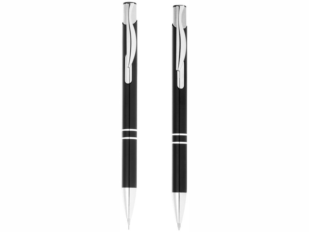 Подарочный набор «Dublin»: ручка шариковая, карандаш механический, черный, металл