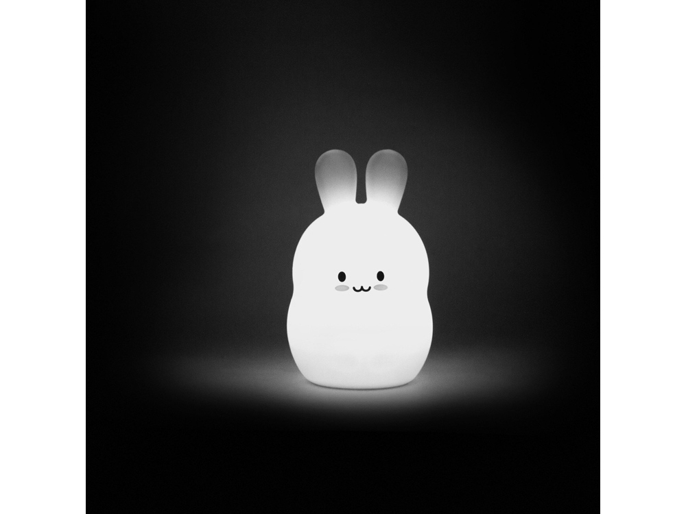 Ночник LED «Rabbit», белый, силикон