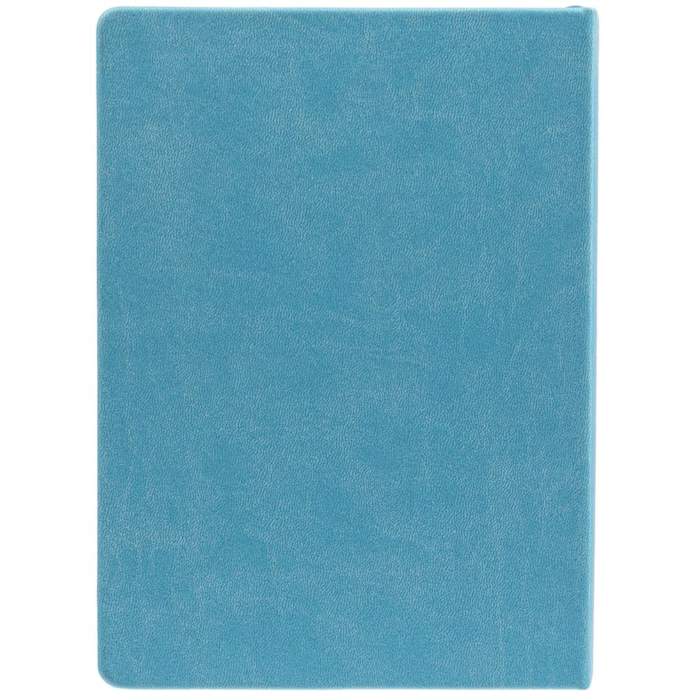 Ежедневник New Latte, недатированный, голубой, голубой, кожзам