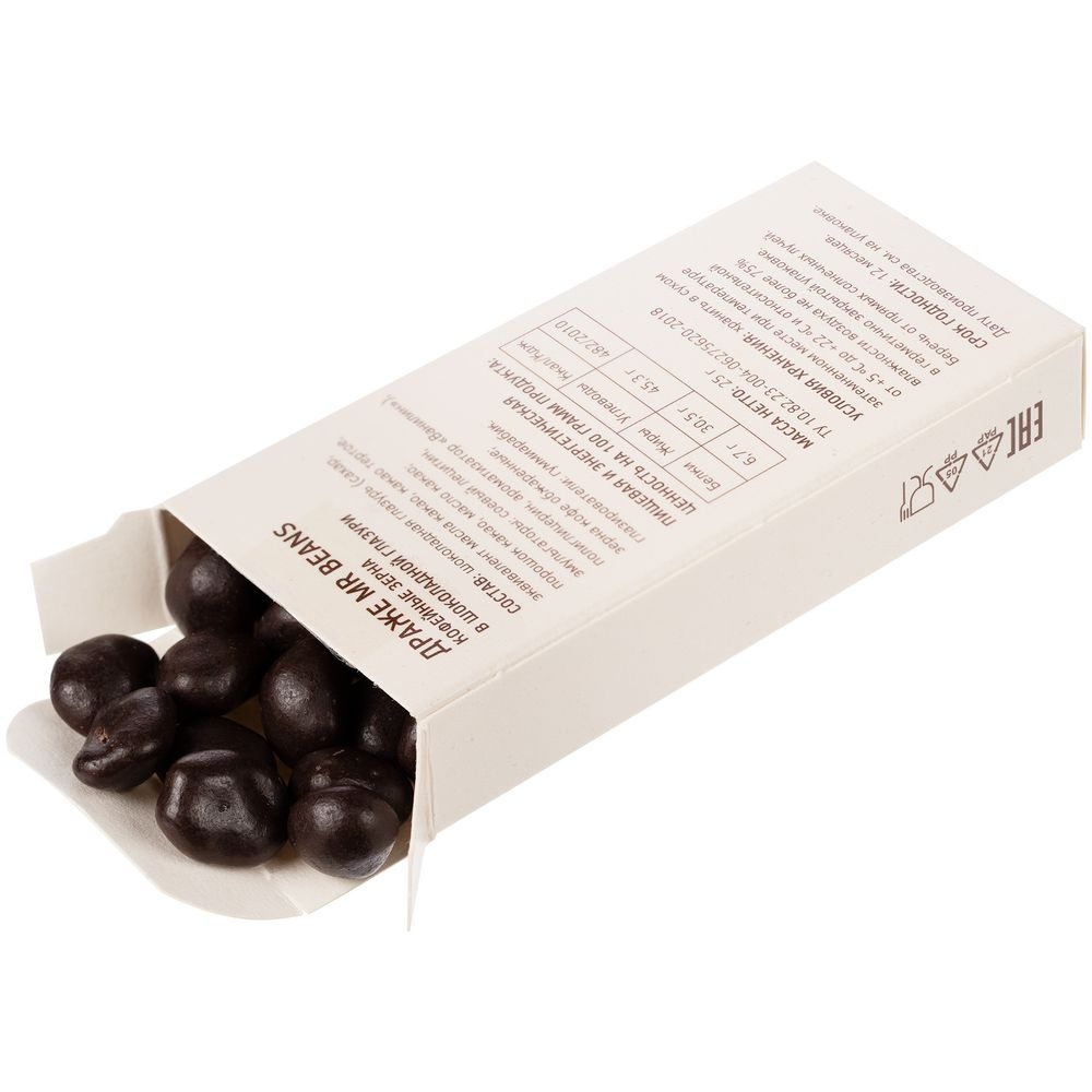 Кофейные зерна в шоколадной глазури Mr. Beans, коричневый