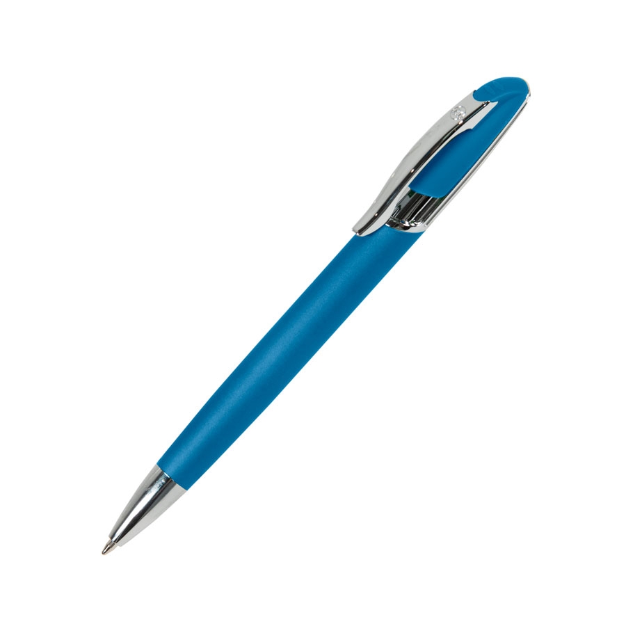 FORCE, ручка шариковая, синий/серебристый, металл, синий, серебристый, металл