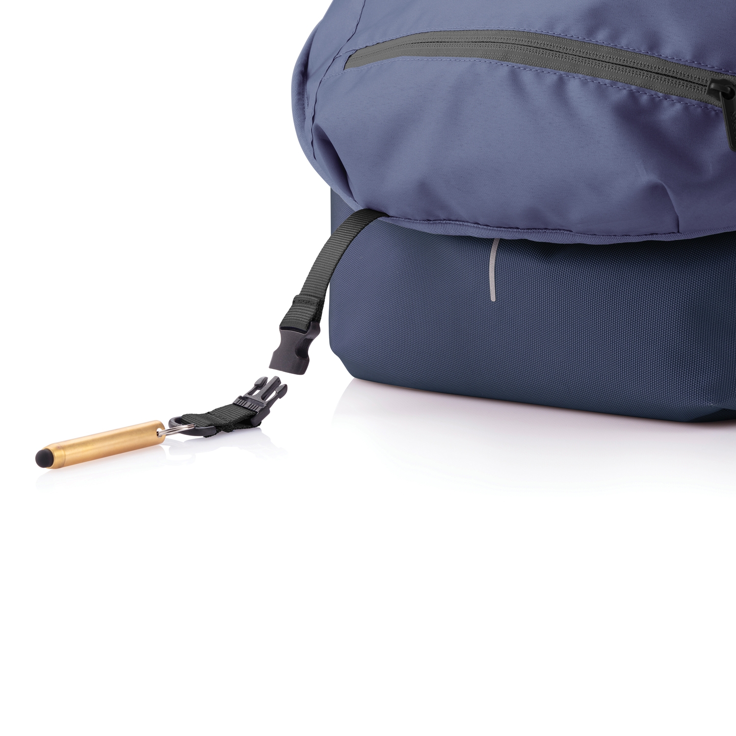 Антикражный рюкзак Bobby Soft, синий, rpet; полиэстер