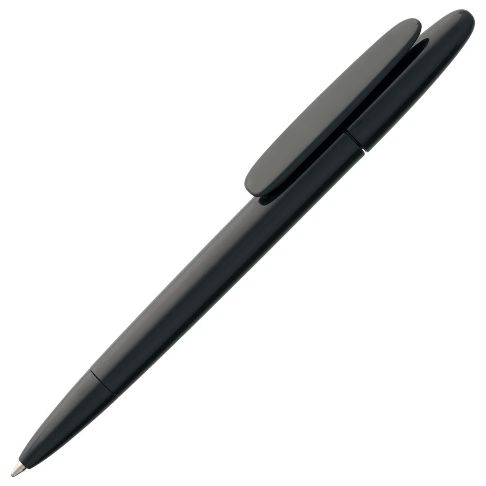 Ручка шариковая Prodir DS5 TPP, черная, черный, пластик