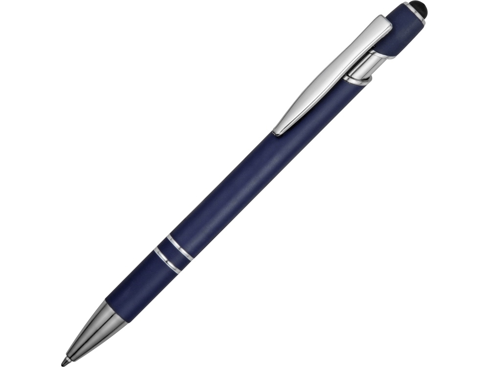 Подарочный набор «Silver Sway» с ручкой и блокнотом А5, серебристый, кожзам, soft touch