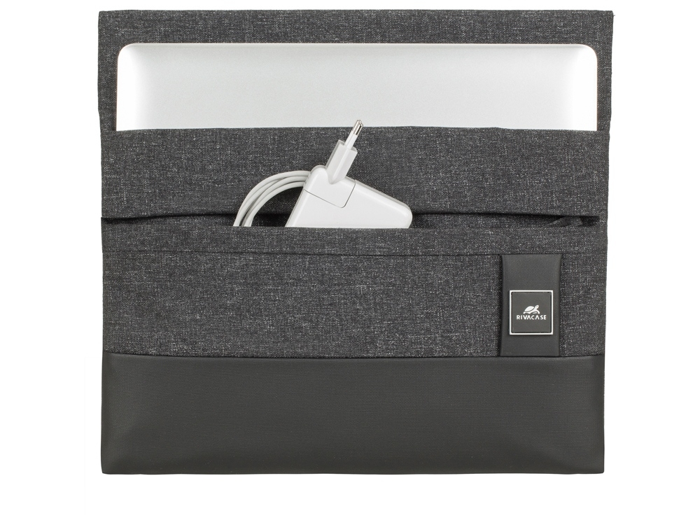 Чехол для MacBook Pro 13 и Ultrabook 13.3", черный, полиэстер, кожзам