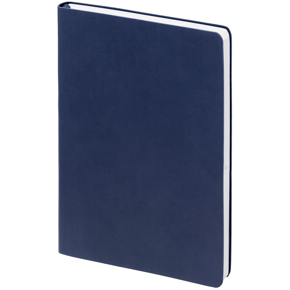 Набор Romano, синий, синий, ежедневник - искусственная кожа; ручка - металл; коробка - картон