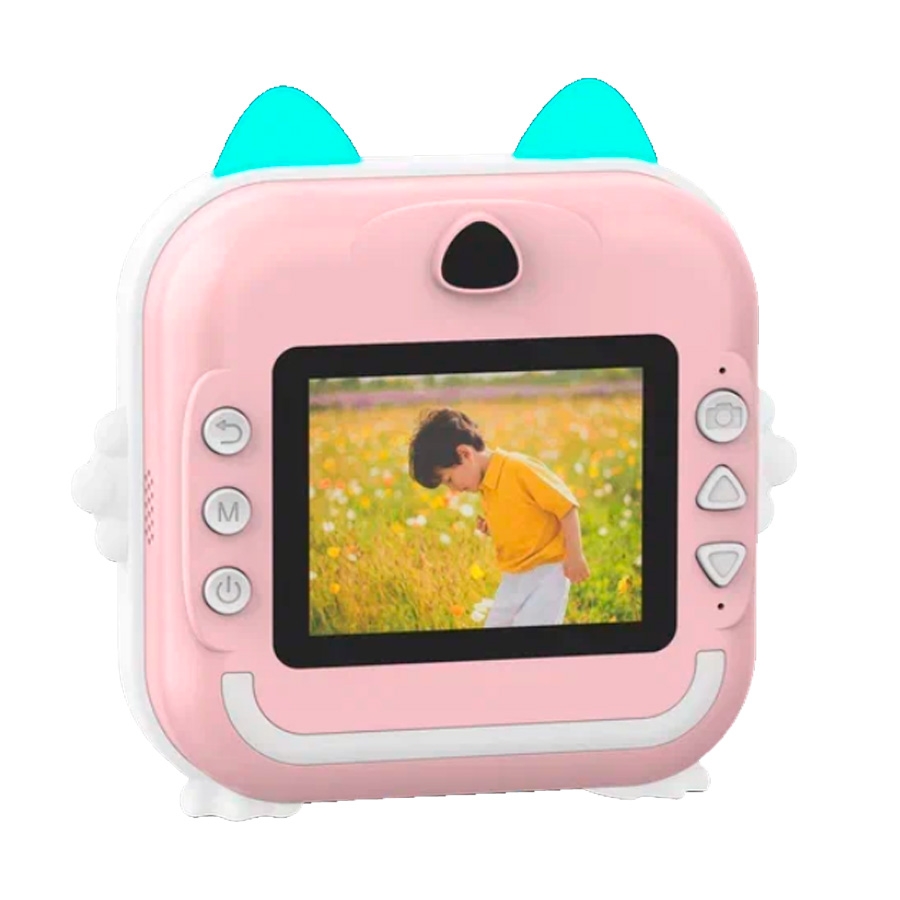 Детская камера c печатью фотографий Kid Joy Print Cam Q5, розовый, розовый