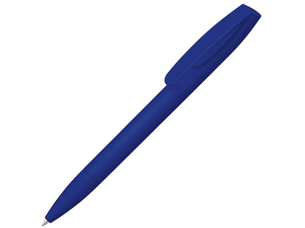 Ручка шариковая пластиковая «Coral Gum », soft-touch, синий, soft touch