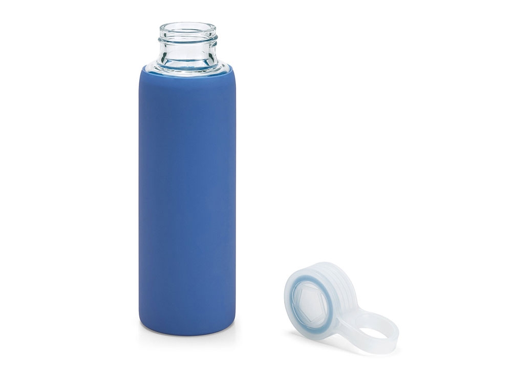 Бутылка для спорта 380 мл «DHABI», синий, стекло