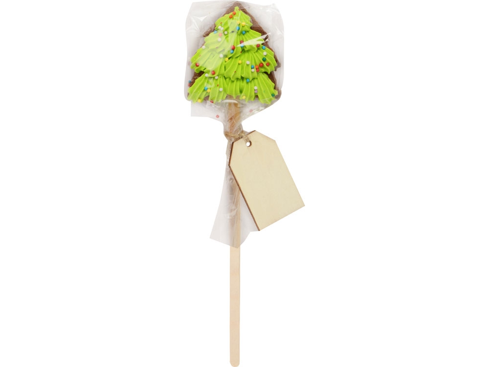 Печенье на палочке «Елочка», зеленый