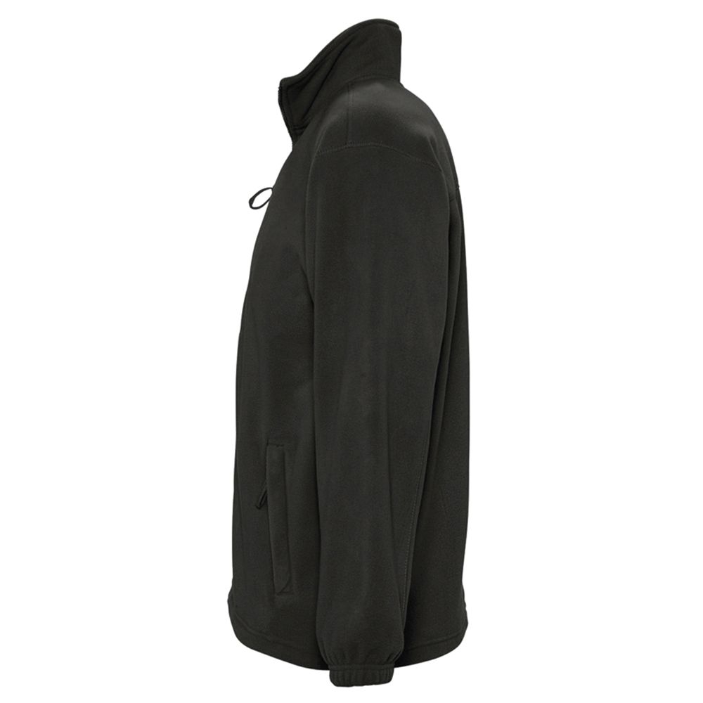 Куртка мужская North 300, черная, черный, полиэстер 100%, плотность 300 г/м²; флис