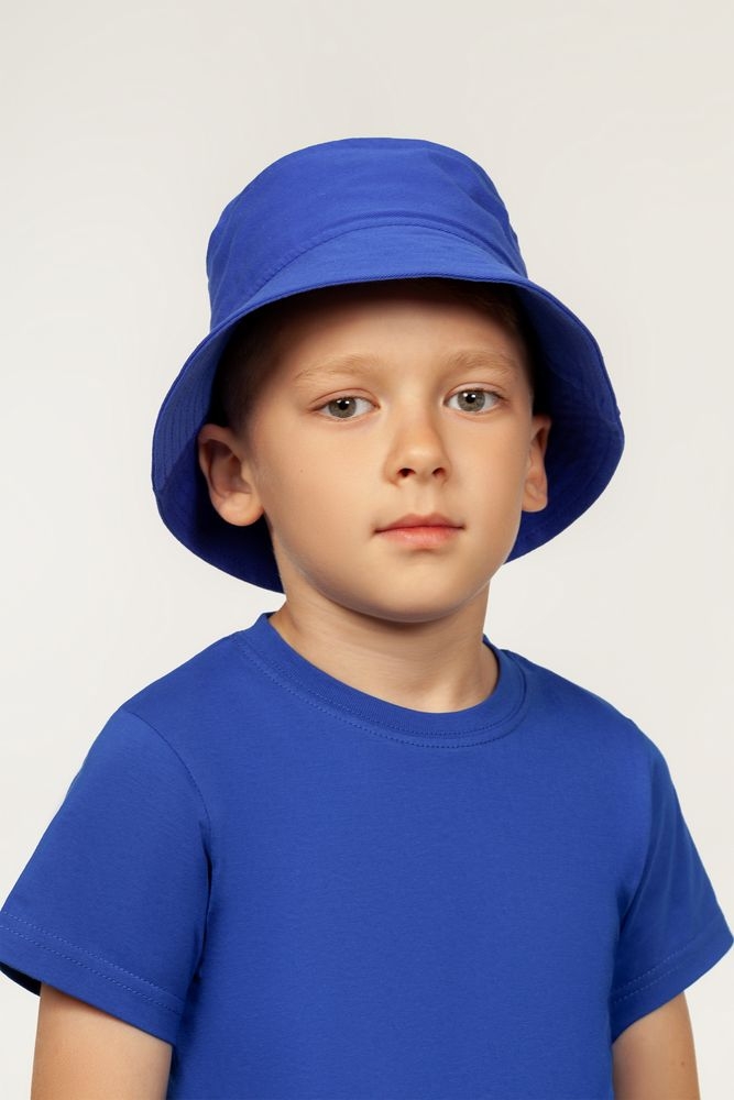Панама детская Bizbolka Challenge Kids, ярко-синяя, синий, хлопок