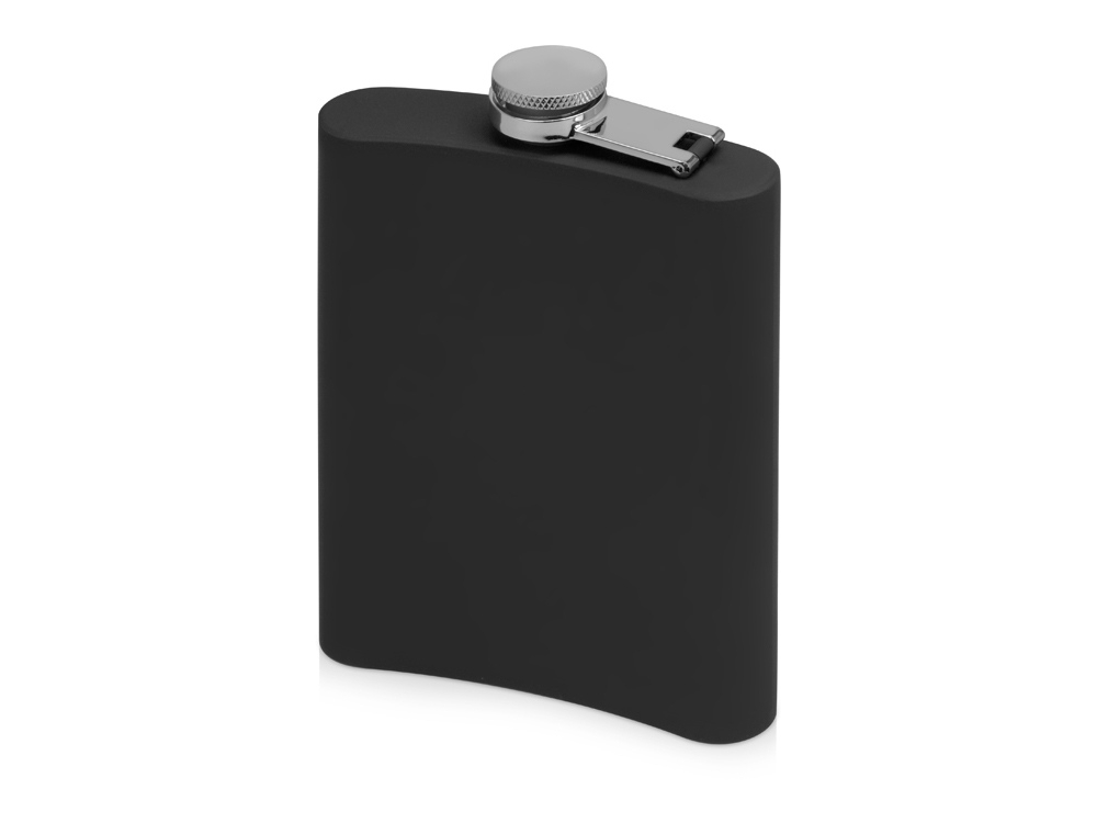 Фляжка «Remarque» soft-touch 2.0, черный, металл