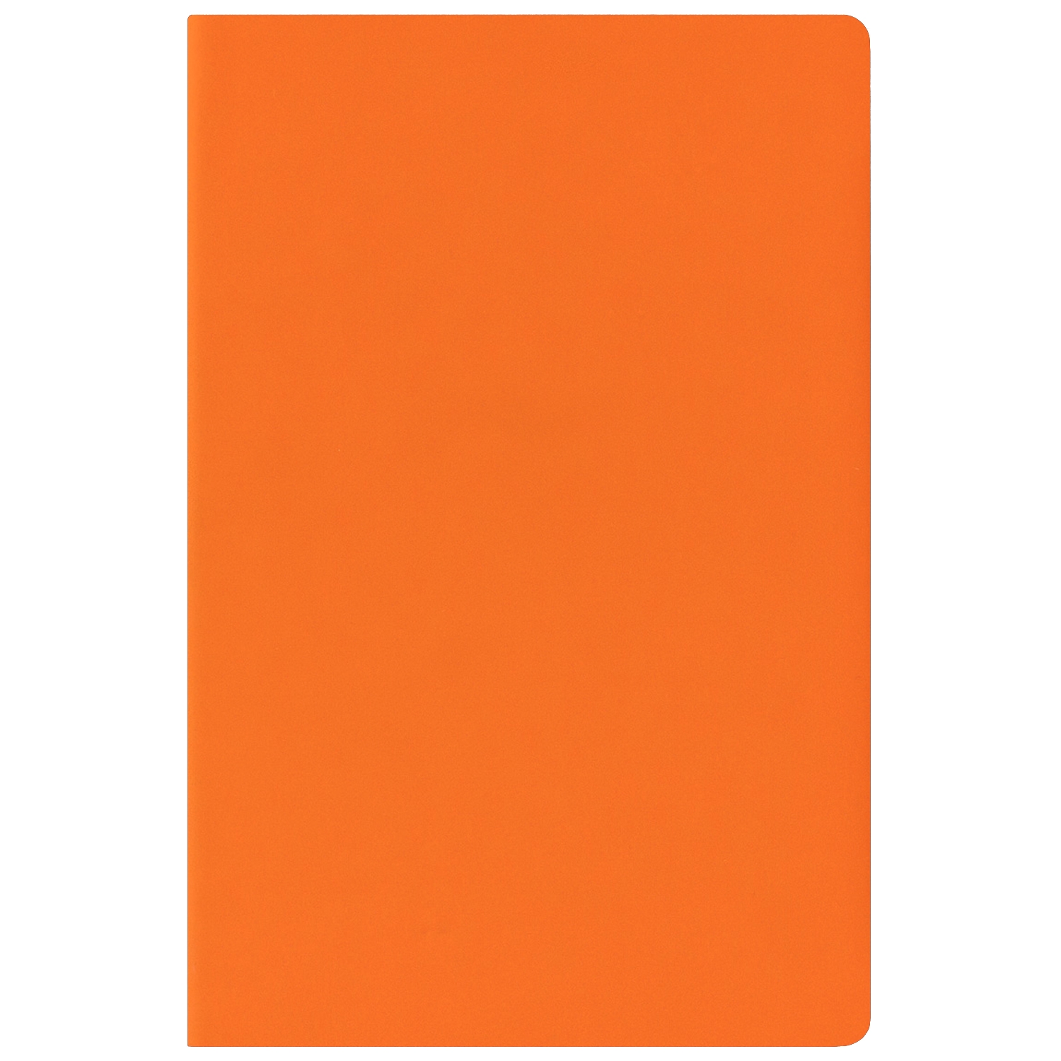 Блокнот Alpha slim, оранжевый, оранжевый