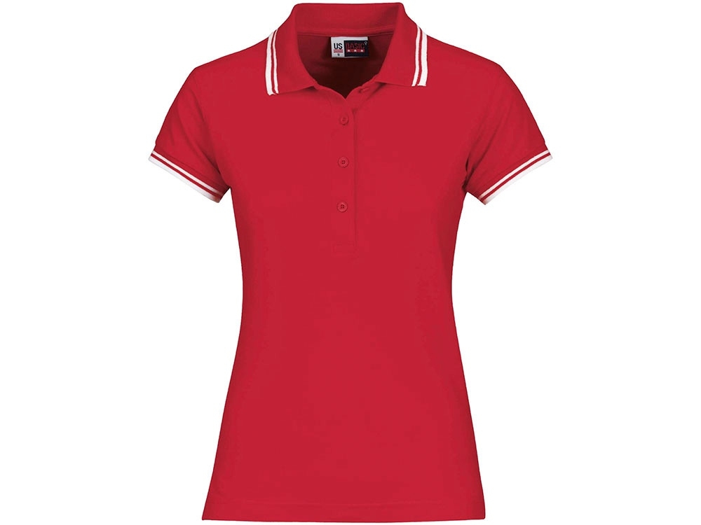 Рубашка поло "Erie" женская, красный, хлопок
