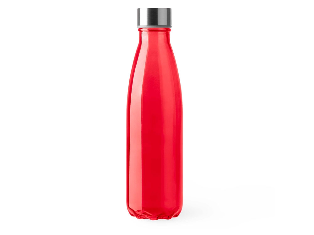 Бутылка SANDI, красный, металл