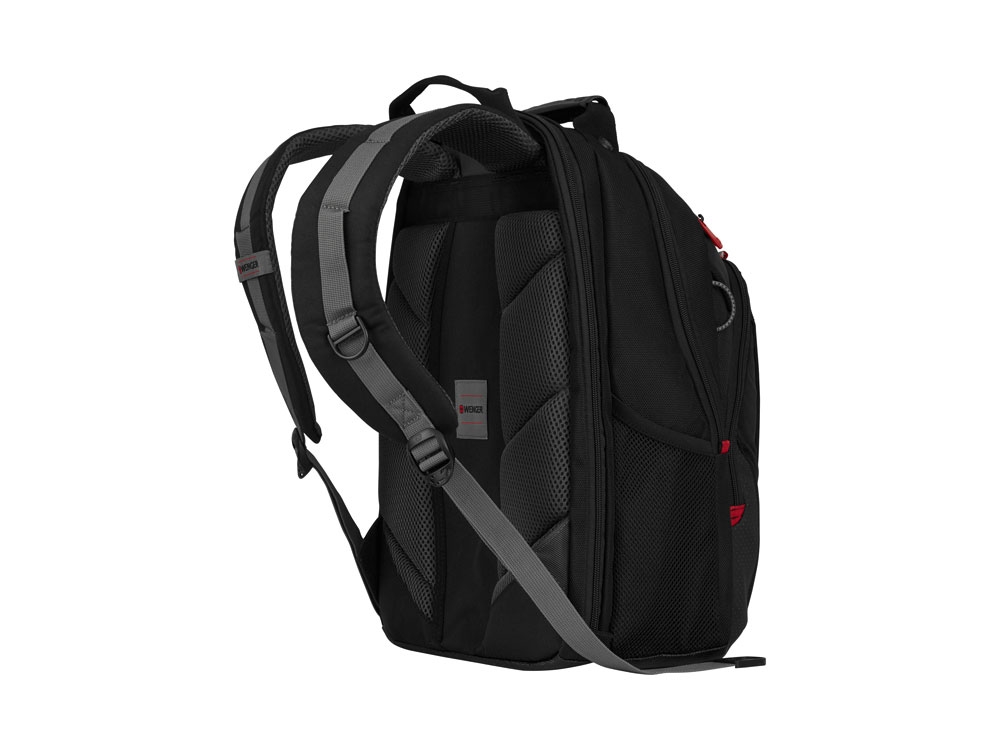 Рюкзак «Legacy» с отделением для ноутбука 16", черный, серый, полиэстер