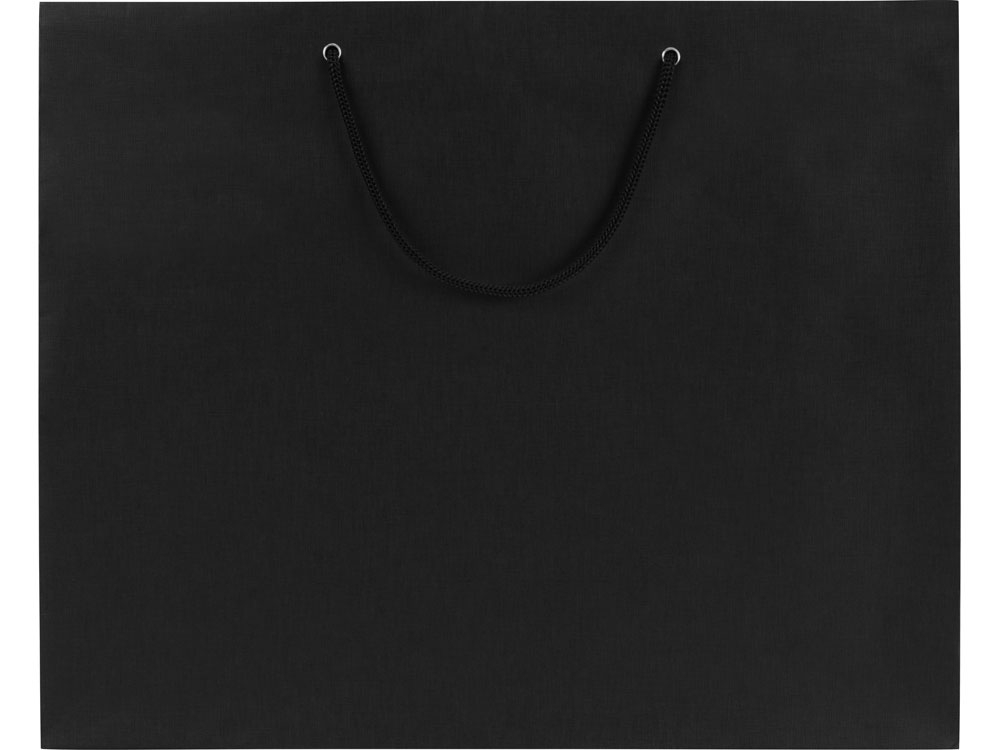 Пакет подарочный Imilit XL, черный, бумага