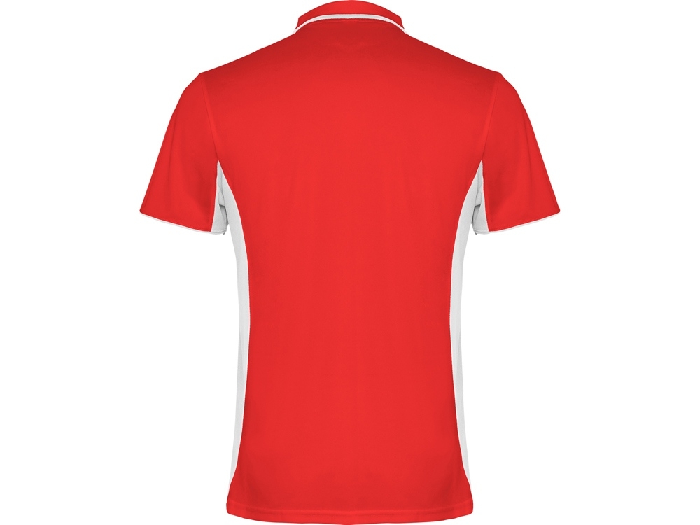 Рубашка поло «Montmelo» мужская, белый, красный, полиэстер