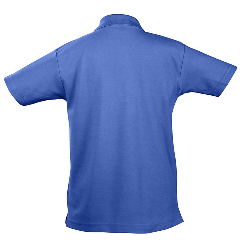 Рубашка поло детская Summer II Kids 170, ярко-синяя, синий, хлопок