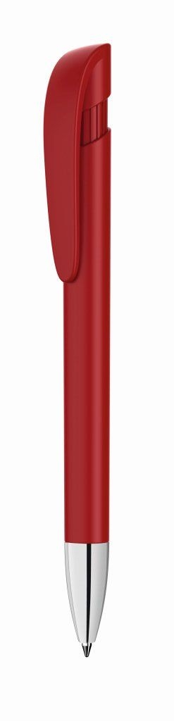Ручка шариковая Yes F Si (красный), красный, пластик