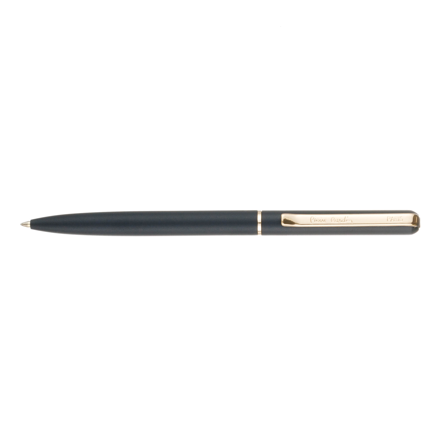 Ручка шариковая Pierre Cardin GAMME. Цвет - черный. Упаковка E., черный, нержавеющая сталь, ювелирная латунь