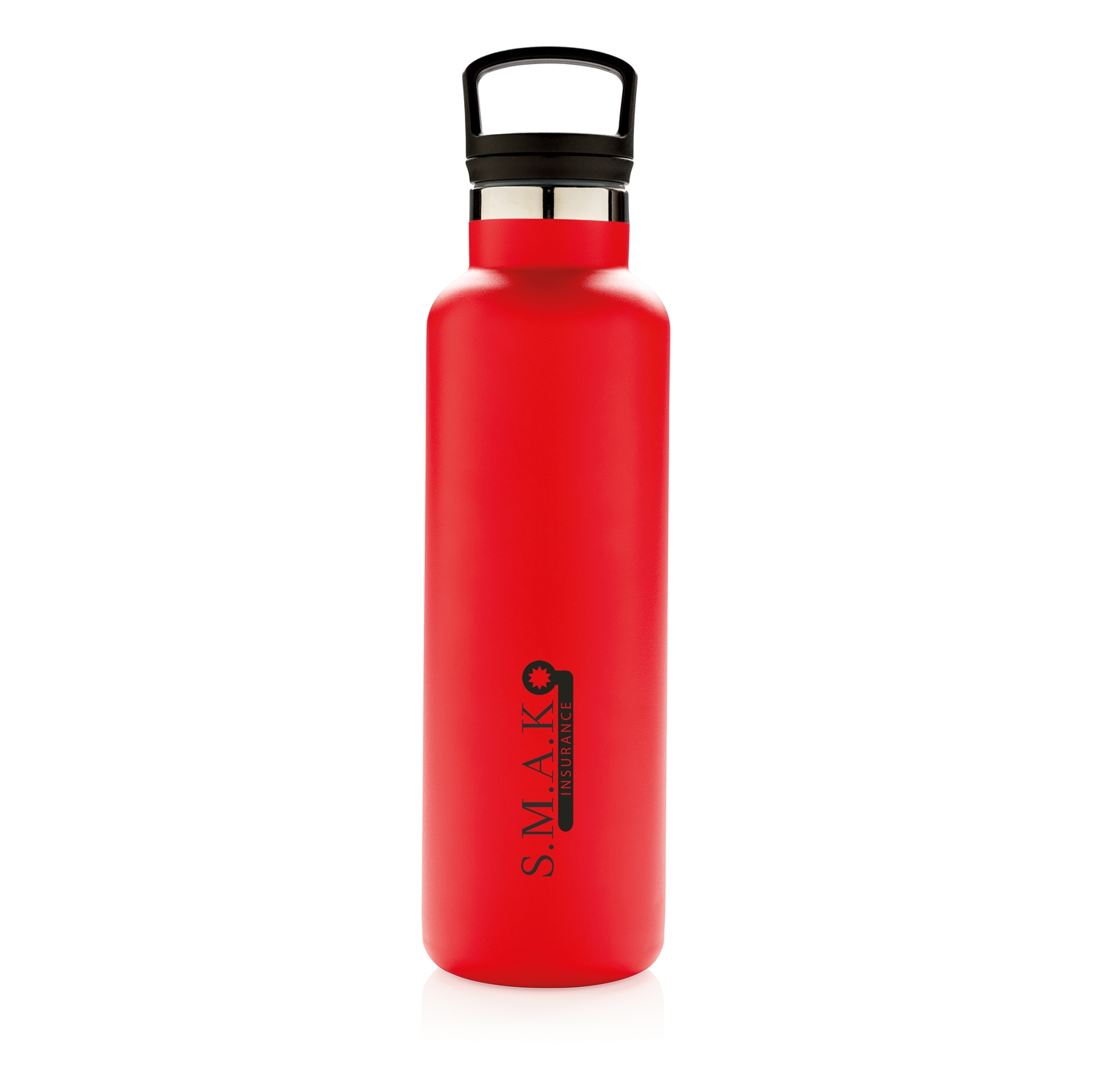 Герметичная вакуумная бутылка, красный, нержавеющая сталь; pp