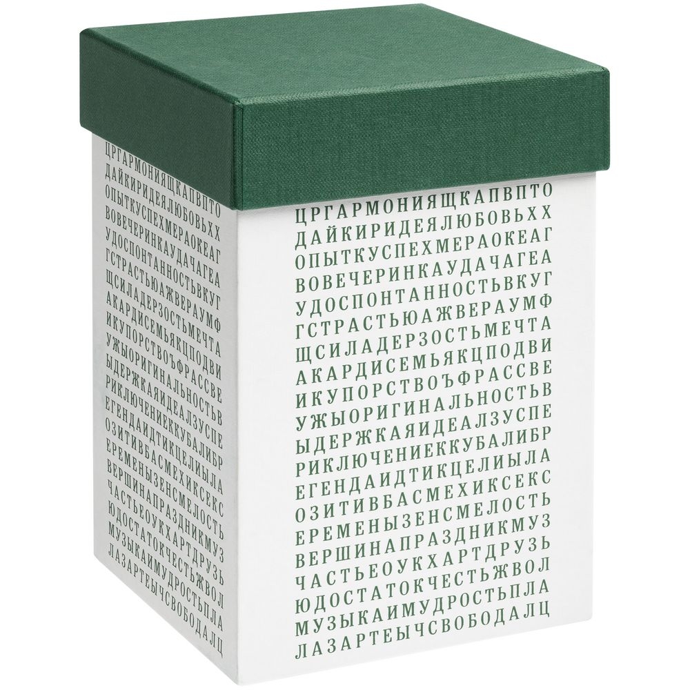 Коробка «Генератор пожеланий», зеленая, зеленый, картон