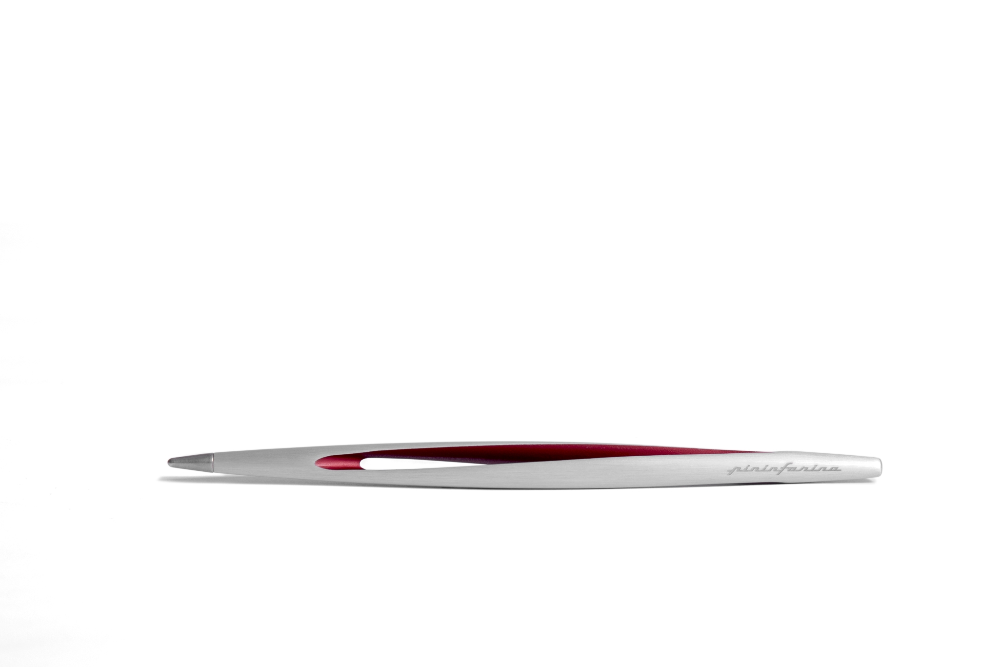 Вечная ручка Pininfarina Aero RED, серебристый, бетон, аэрокосмический алюминий